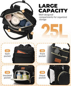 Backpack Diaper Bag, Stylish Waterproof Baby Diaper Bags - Image 3