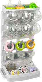 Baby Bottle Drying Rack for 12 Bottles, Space Saving Countertop Vertical - Image 9