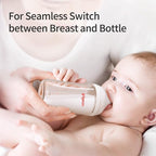 Pigeon Silicone Nipple with Latch-On Line, Natural Feel, 3+ Months - Image 2