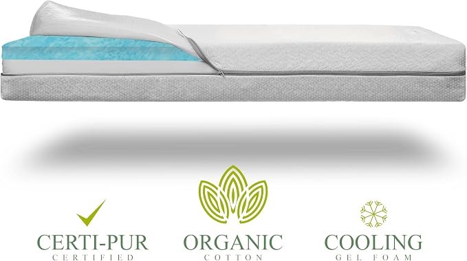 Organic Cotton Dual-Sided Crib Mattress | 2-Stage Premium Memory Foam - Image 2