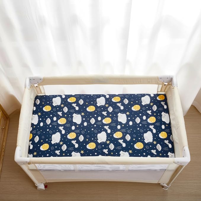 TILLYOU Mini Crib Fitted Sheets - Image 3