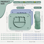 2 Pack Silicone Baby Placemats - Image 2