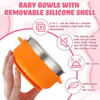 Nuogo 6 Pcs Stainless Steel Baby Bowls - Image 3
