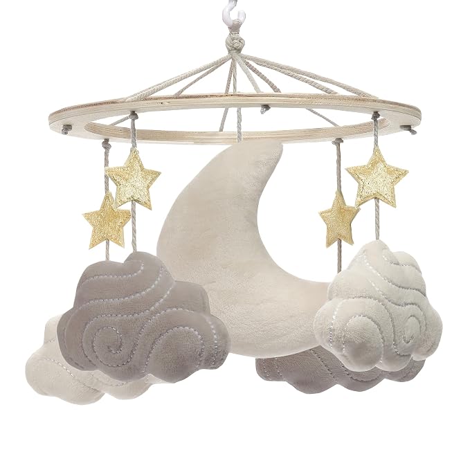 Lambs & Ivy Goodnight Moon Musical Baby Crib Mobile Soother Toy - Image 3