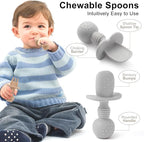 Silicone Baby Feeding Set, 2 Pack Divided Baby Plates - Image 3