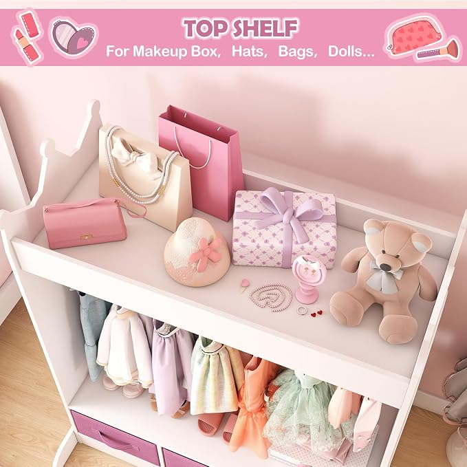 JOYLDIAS Kids Dress Up Storage - Image 4