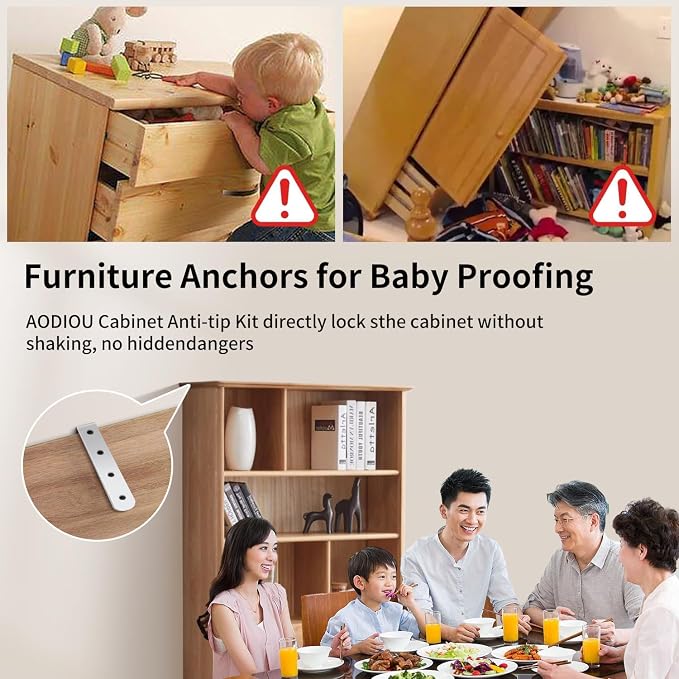 Furniture Anchors Anti Tip Furniture Anchors - Image 8