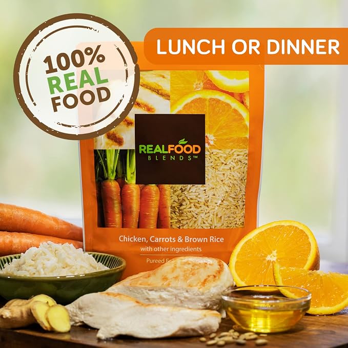 Real Food Blends Chicken, Carrots & Brown Rice - Image 2