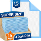 Bed Pads Disposable 40"X60" Chucks Pads Oversized Underpads by MILDPLUS