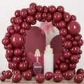 90pack Burgundy Balloons Different Size 18/12/10/5 Inch Maroon Balloon Garland by Voircoloria