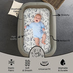 4 Pack Breathable Bassinet Sheets - Image 5