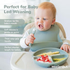 WeeSprout Baby Spoons for Self Feeding 6 Months +, Soft & Durable Silicone - Image 3