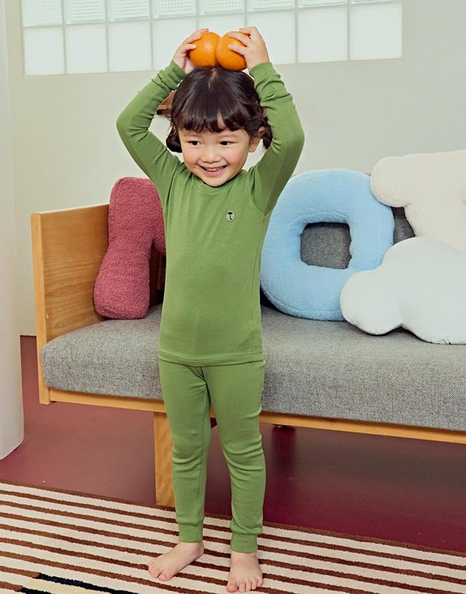 moimoln 6M-8Y Modal Cotton Solid Soft Breathable Baby Toddler Boys Girls Snug - Image 2