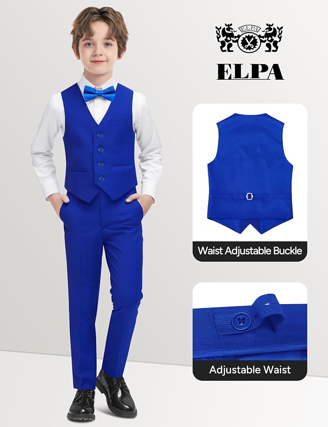ELPA ELPA Boys' Formal Suit Set, - Image 3