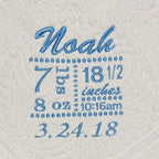 Personalized Baby Blanket Baby Quilt Monogrammed Blankets by OllieByBeebz