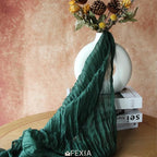 FEXIA 6 Pack Emerald Green Christmas Table Runner St Patrick's Day Decorations - Image 5