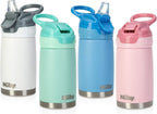 Nuby Thirsty Kids No Spill Flip-It Reflex Stainless Steel Travel Cup or Water - Image 11