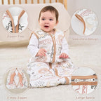 Yoofoss Baby Sleep Sack 0-6 Months, TOG 2.5 Baby Wearable Blanket - Image 6