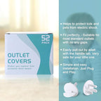 PRObebi Outlet Covers Baby Proofing 52 Pack, Plug Covers - Image 4