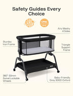 HARPPA Cuddly Bassinet, 2 in 1 Baby Bassinet - Image 6