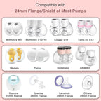 Flange Sizing Kit 6PCS 21mm for 24mm Flange/Shield of Pumps, Flange Inserts - Image 2