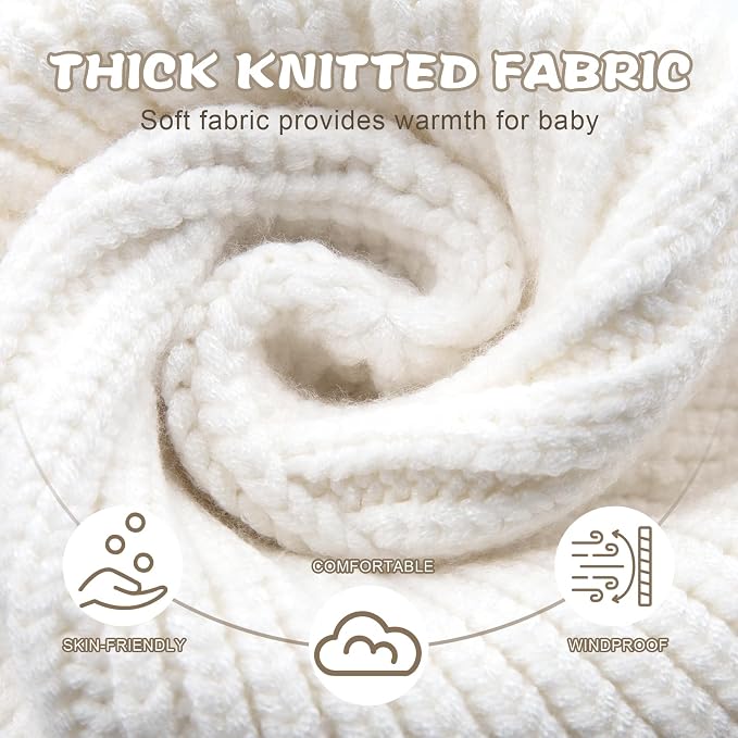 Baby Winter Hat Kids Knit Beanie - Image 2