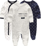Kiddiezoom Baby and Toddler Boys'Snug Fit Footed One-Piece Romper Jumpsuit by Kiddiezoom