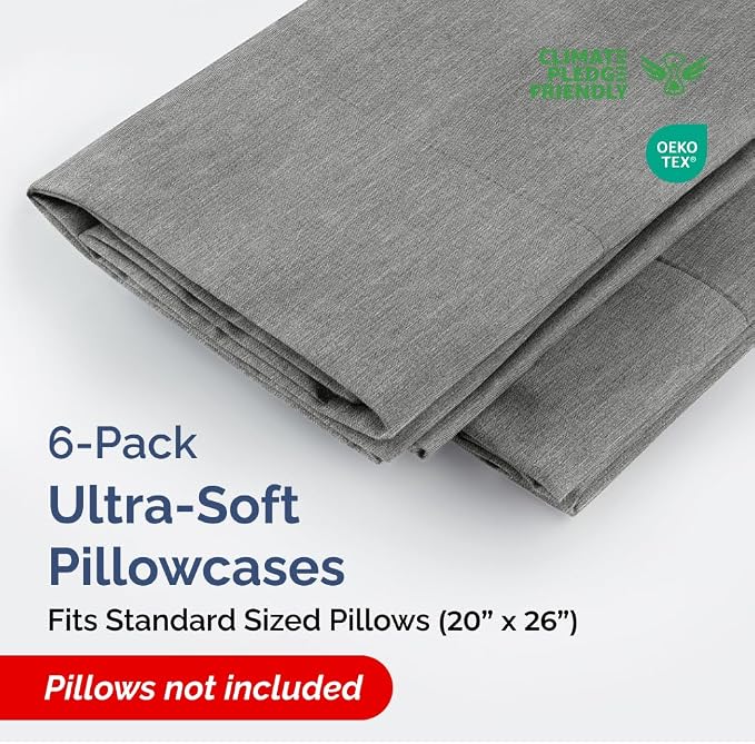 Standard Pillow Cases Set of 6 - Image 2