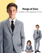 Boys’ Formal Suit 5 Piece Set, Toddler Tuxedos - Image 3
