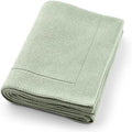 Knitted Organic Cotton Baby Blanket- Swaddle Blanket by huxie