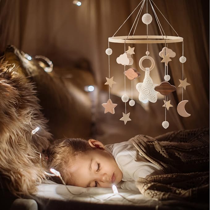 let's make Baby Crib Mobile for Boys Girls| Boho Nursery Mobile| Gender Neutral - Image 6