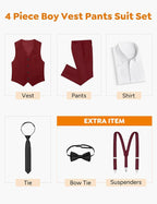 ELPA ELPA Boys' Formal Suit Set, - Image 2