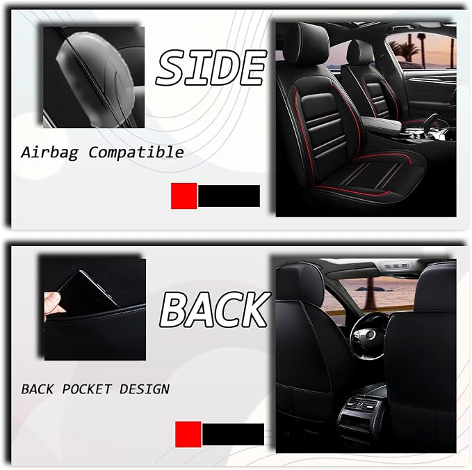 Seat Cover for kia Forte 2010-2024 | Car Seat Covers Front Seats, Waterproof - Image 4