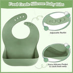 BXLL Olive Green 10 Pcs Baby Led Weaning Supplies - Image 6