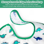 Accmor Baby Bibs, Waterproof Baby Toddler Bibs, Apron Smock Bib - Image 3
