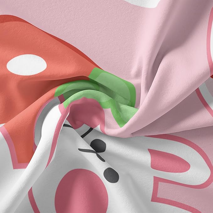 QOOMO Strawberry Rabbit Comforter Set - Image 7