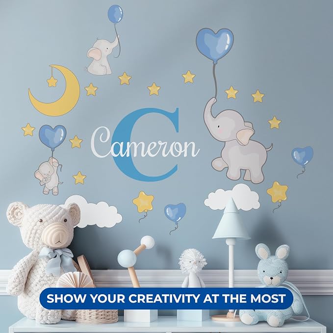 EGD Elephant Wall Decor Stickers - Image 5