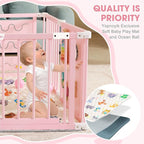 Foldable Wooden Baby Playpen - Image 4