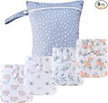 HappyFlute 9 Sets Newborn Baby Cloth Pocket Diapers One Size Adjustable Reusable by Unknown