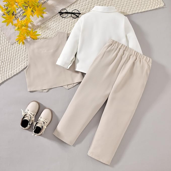Toddler Boys Suit 3Pcs 1-5T - Image 5