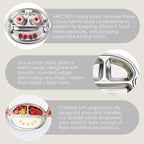 MR. CHOU Stainless Steel Baby Suction Plate, Divided Plates - Image 2
