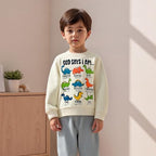 Nyapruwe Toddler Baby Boy Fall Outfit Funny Print Long Sleeve Sweatshirt - Image 3