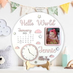 Personalized Newborn Photo Sign by HANZSPROUT