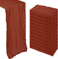 12 Pack Fall Table Runner Terracotta Cheesecloth 10Ft Gauze Burnt Orange Cheese by Heneger