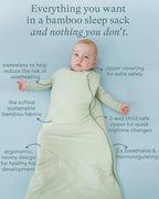 PurComfy Supersoft Sleep Sack 1.0 TOG, Premium Bamboo Viscose Baby Sleeping Bag - Image 2