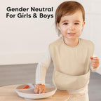 3-Pack Waterproof Baby Bibs for Eating - Image 8