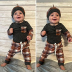 Aalizzwell Newborn Infant Baby Boys Fall Winter Outfit - Image 3