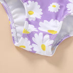 Newborn Baby Girl Ruffle Swimsuit Infant Toddler One Piece Floral Bikini Beach - Image 5