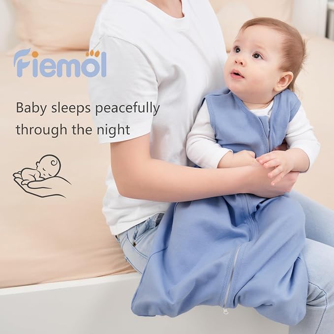 Baby Sleep Sack 0-6 Months, 100% Cotton Sleeping Sack - Image 6