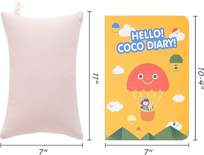 FLXXIE 2 Pack Microfiber Tiny Pillows, 11x7 Inches, Mini Pillows - Image 3